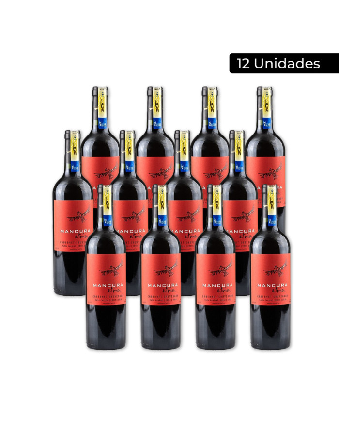VINO TINTO CABERNET SOUVIGNON ETNIA MANCURA CAJA (12 X 750 ML)