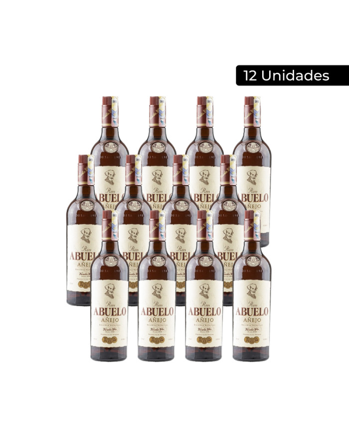 RON AÑEJO ABUELO CAJA (12 X 750 ML)