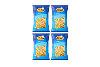 PAPAS FRITAS PRECOCIDAS LISAS ULTRACONGELADAS AVIKO 2.5 KG (CALIBRE 11MM) CAJA (4 X 2.5 KG)