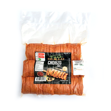 CHORIZO TIPO 1 CASA GUILLO 1 KG