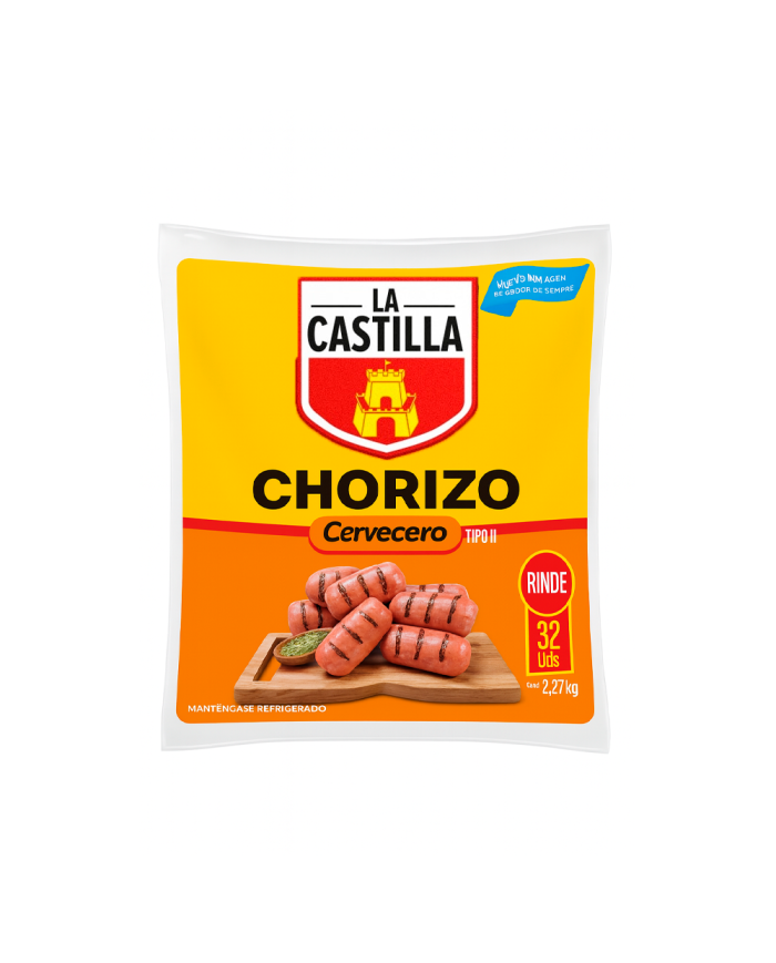CHORIZO CERVECERO LA CASTILLA T II 2.27 KG