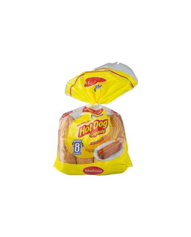 PAN BLANCO HOT DOG GIGANTE MODERNA 600 G