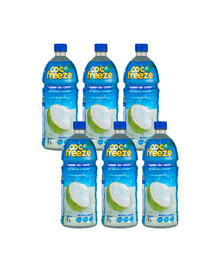 AGUA DE COCO COCO FREEZE CAJA (6 X 1 LT)