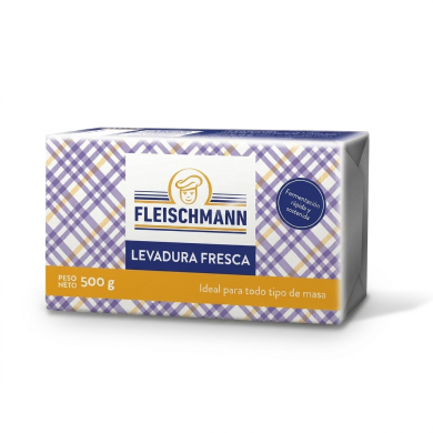 LEVADURA FRESCA FLEISHMANN 500 GR