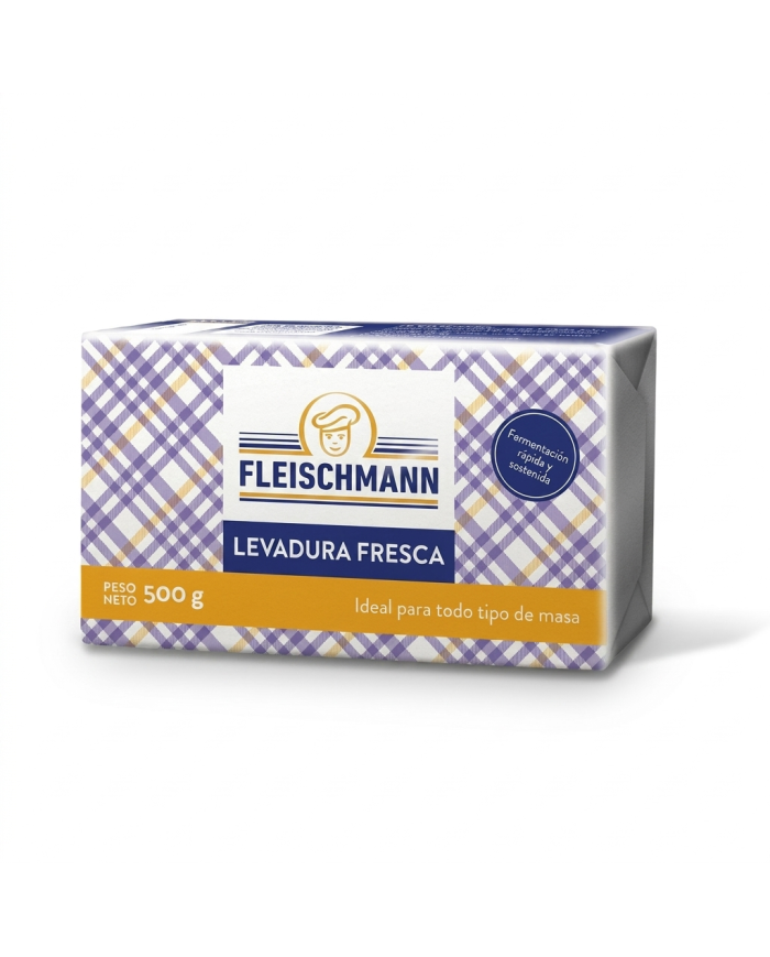 LEVADURA FRESCA FLEISHMANN 500 GR
