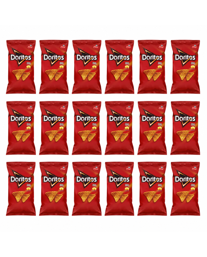 DORITOS MEGA QUESO CAJA (18 X 145 GR)