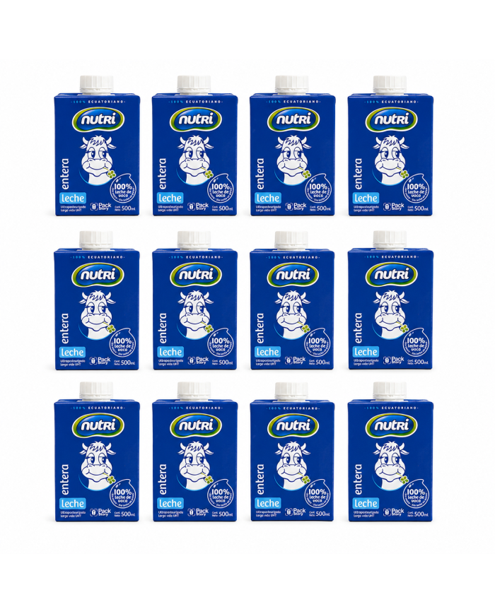 NUTRI LECHE ENTERA CAJA (12 X 500 ML)