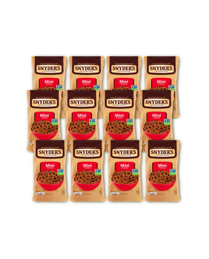 GALLETAS MINI PRETZEL SNYDER’S CAJA (12 X 255.20 G)