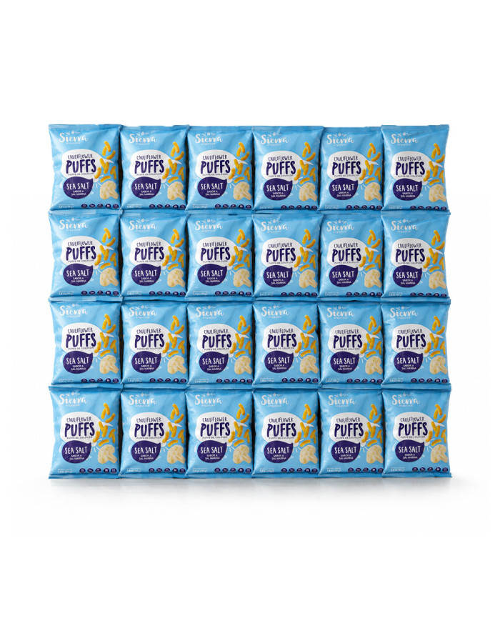 PUFFS DE COLIFLOR SABOR A SAL MARINA SIERRA CAJA (24 X 40GR)