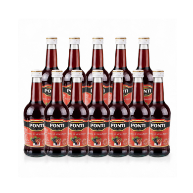 VINAGRE VINO TINTO PONTI CAJA (12 X 500 ML)